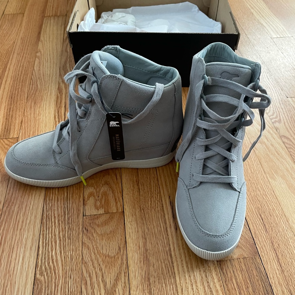 NIB Sorel Out N About Wedge Sneakers Size 9.5